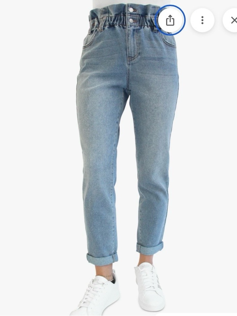 Almost Famous Paperbag Waist Jeans Size Medium